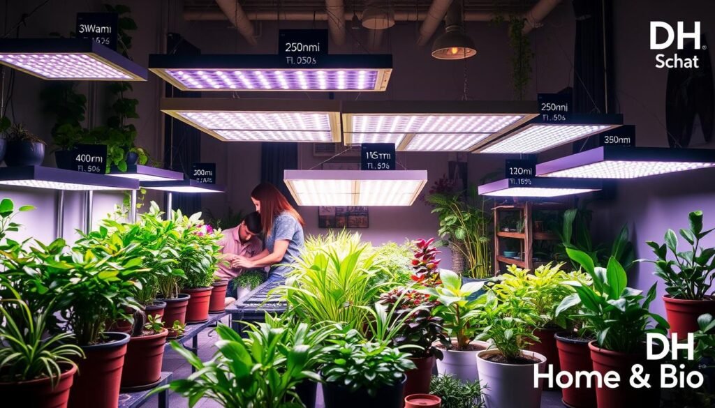 Especificações da Grow Light